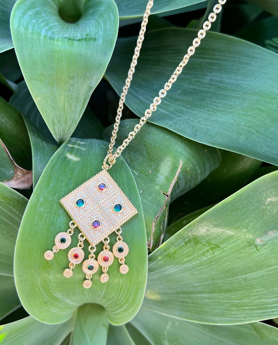 Grand Mosaic Pendant - thechristyfcollection