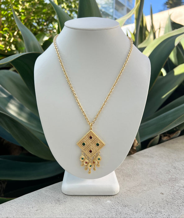 Grand Mosaic Pendant - thechristyfcollection
