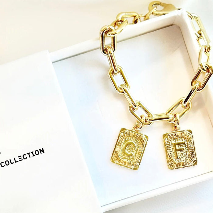 Chunky Charms Custom Bracelet - thechristyfcollection