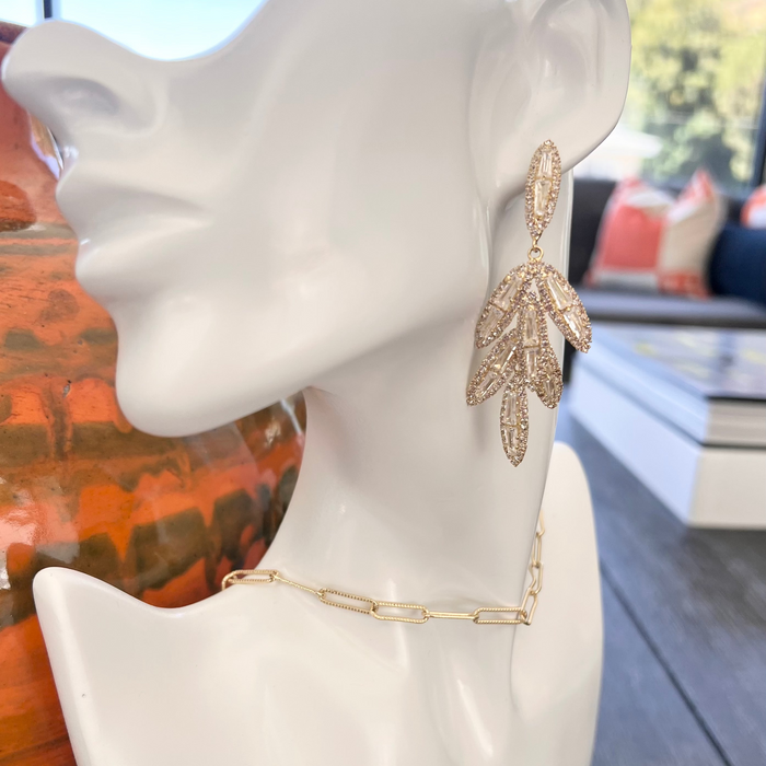 Diamond Chandelier Earrings