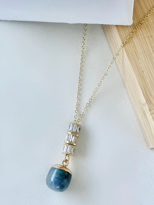 Labradorite Drop Necklace