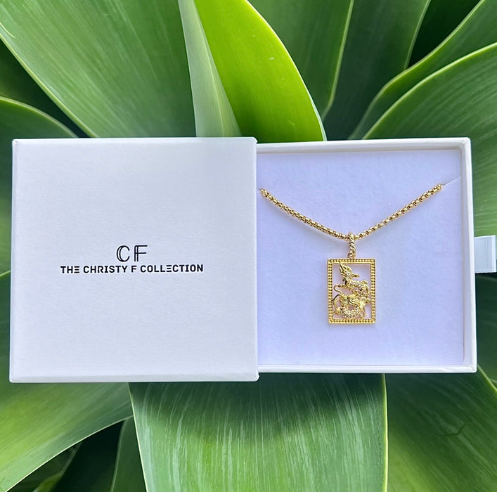 Mahjong Dragon Necklace