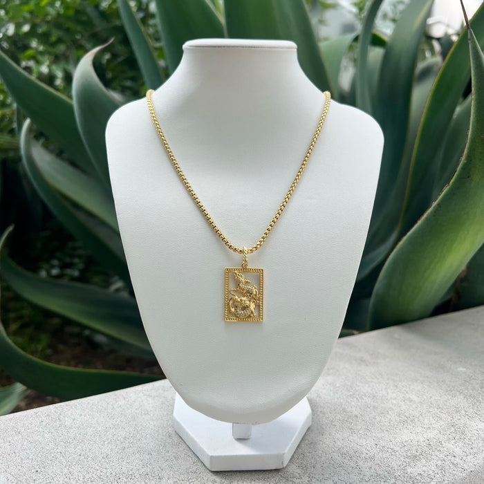 Mahjong Dragon Necklace