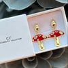 Mushroom Disco Dangles - thechristyfcollection