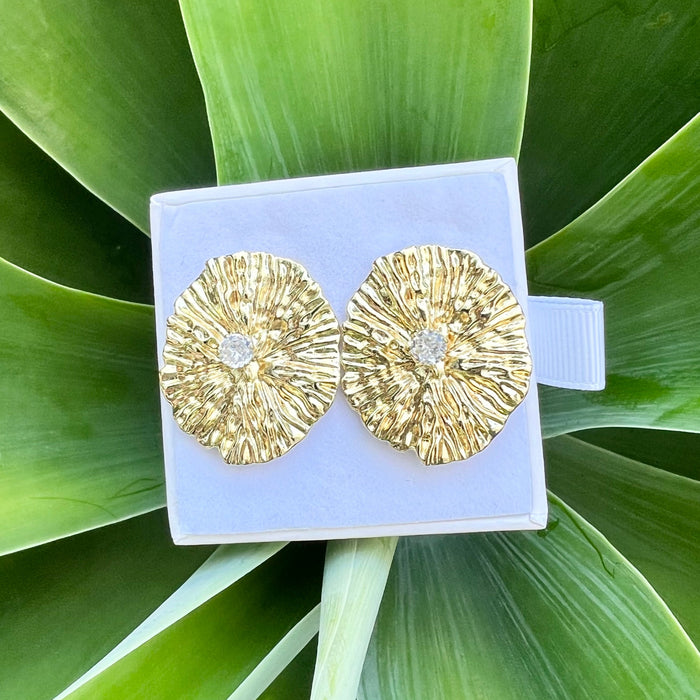 Molten Diamond Stud Earrings