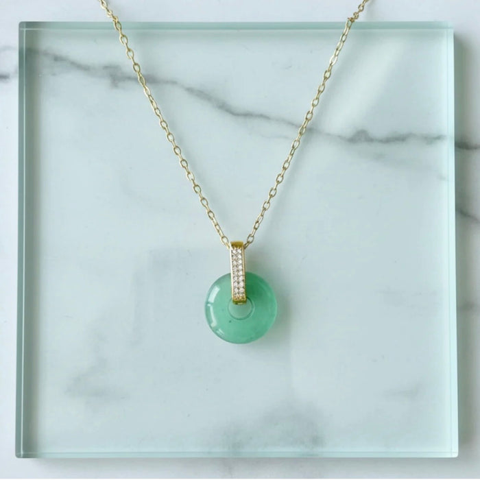 Jaded Diamond Pendant