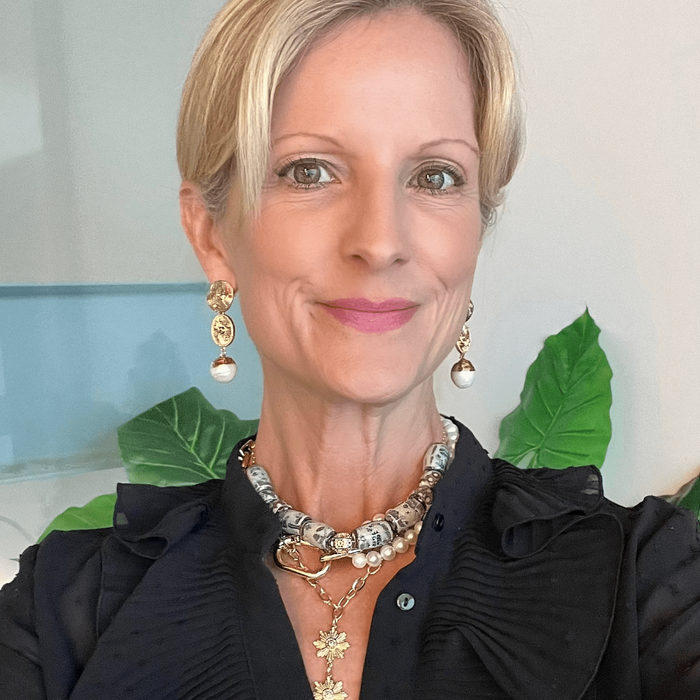Modern Pearl Link Necklace - thechristyfcollection