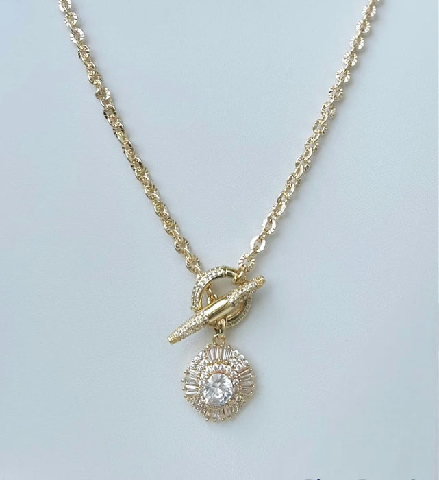 Diamond Toggle Necklace