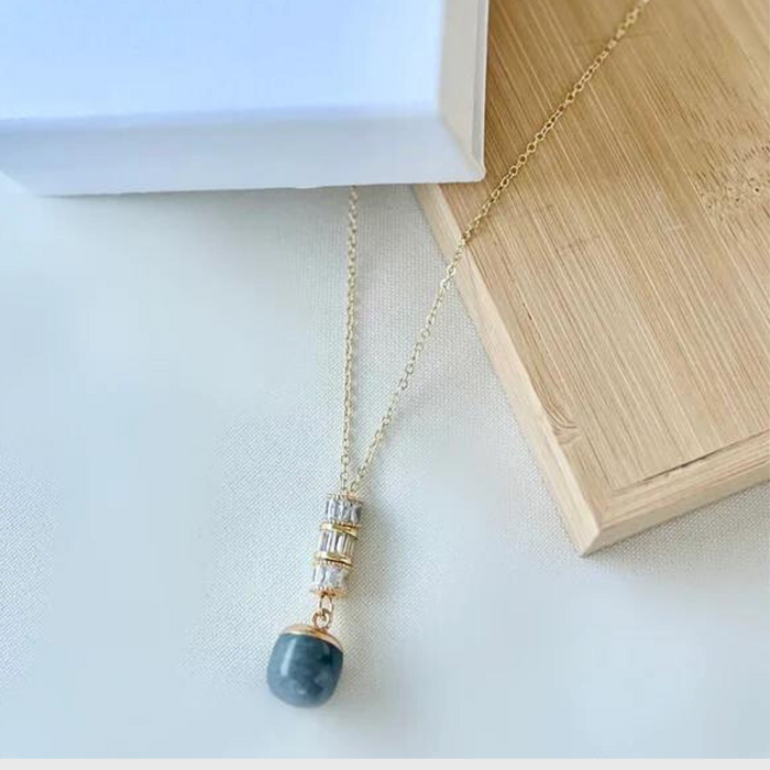 Labradorite Drop Necklace