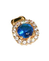 Round Sapphire Charm - thechristyfcollection