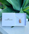 Modern Stone Charm Necklace - thechristyfcollection