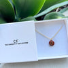 Modern Stone Charm Necklace - thechristyfcollection