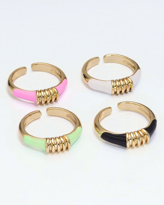 Color Pop Enamel Ring