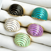 Enamel Dome Ring - thechristyfcollection