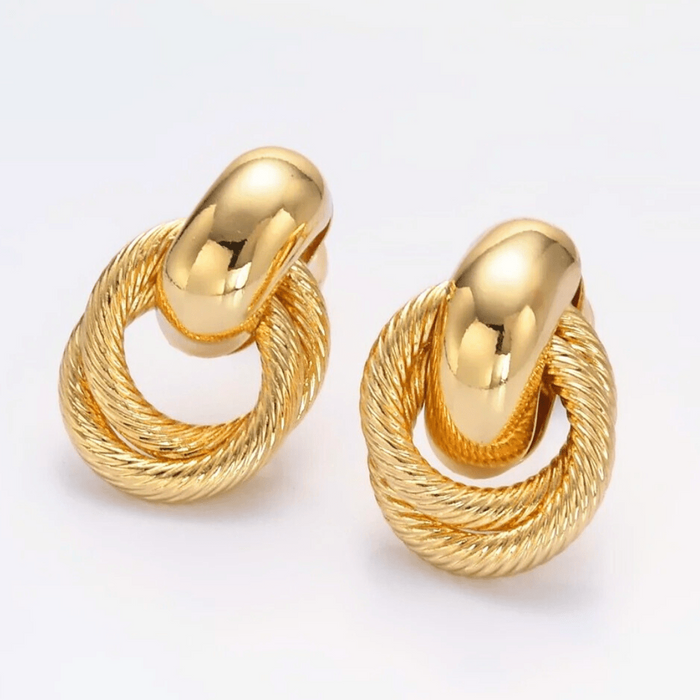 Knotted Rope Hoops - thechristyfcollection