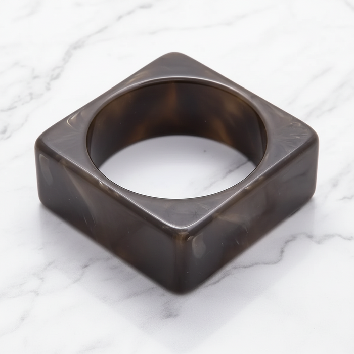 Square Lucite Bangle
