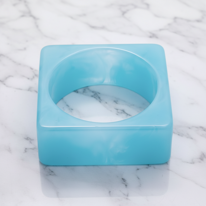 Square Lucite Bangle