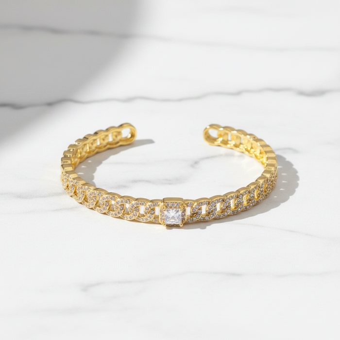 Diamond Cuban Chain Link Bracelet