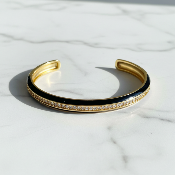 Enamel Cuff Bracelet
