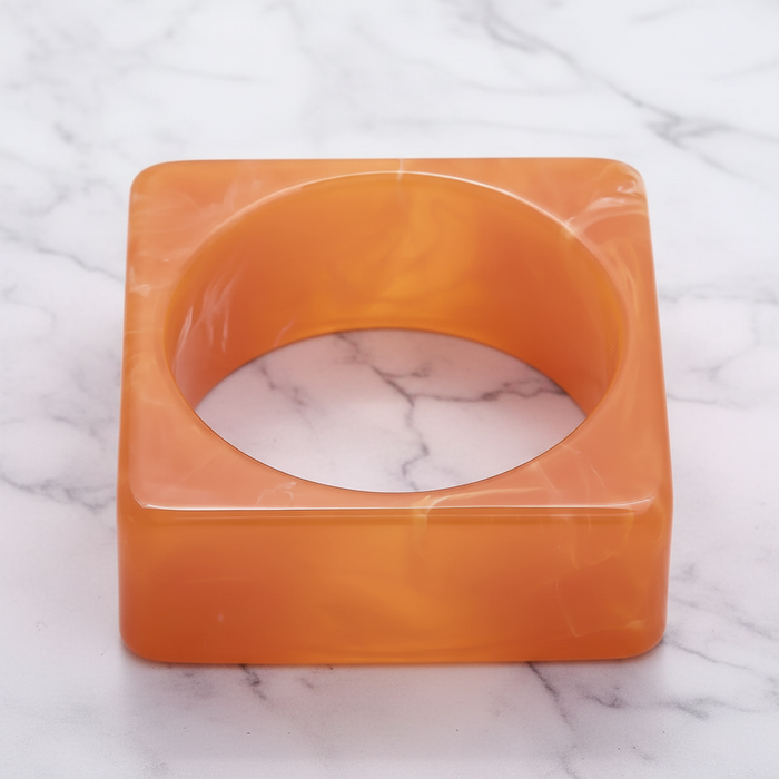 Square Lucite Bangle