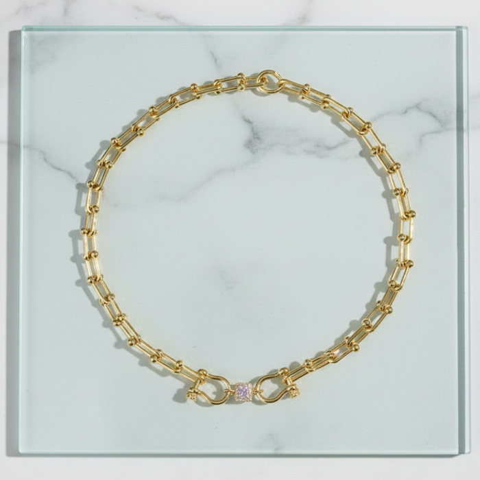 Horseshoe Link Necklace