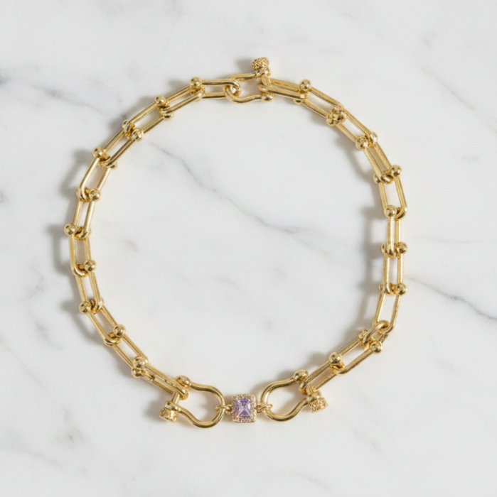Horseshoe Link Necklace