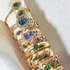 Emerald Tear Drop Ring - thechristyfcollection
