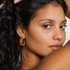 Chunky Wired Hoops - thechristyfcollection
