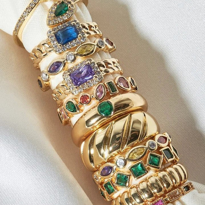 Pastel Gemstone Ring - thechristyfcollection