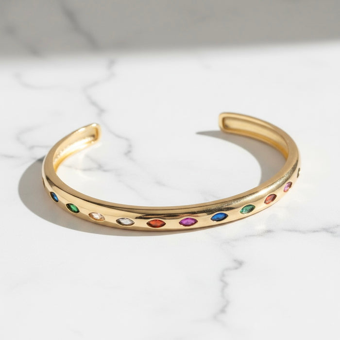 Multi Faceted Detail Bracelet
