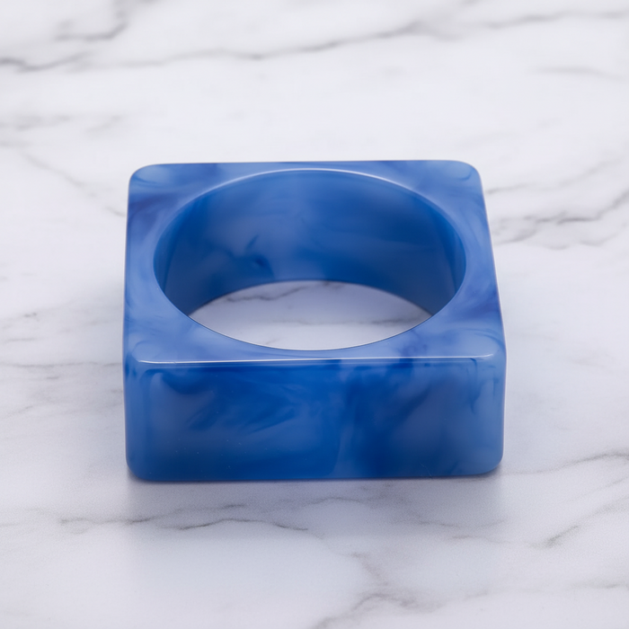 Square Lucite Bangle