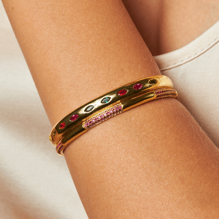 Multi Faceted Detail Bracelet - thechristyfcollection