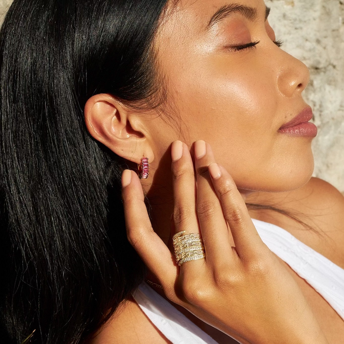 Triple Baguette Ring