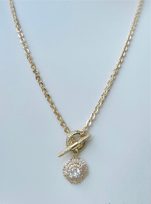 Diamond Toggle Necklace