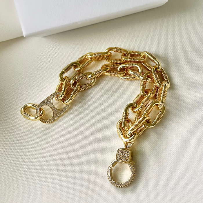 Chunky Double Link Bracelet