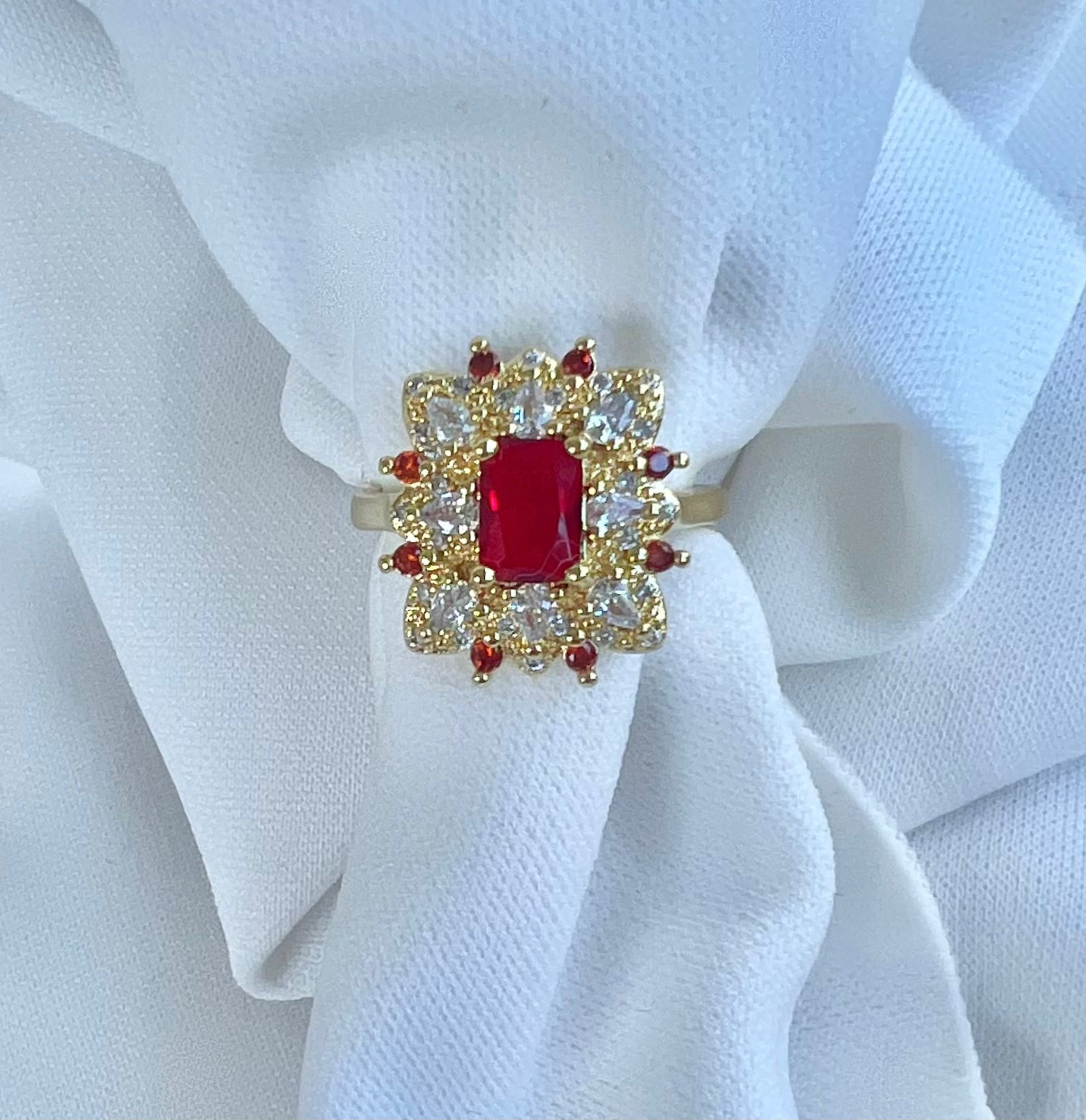 Ruby Ring Bling