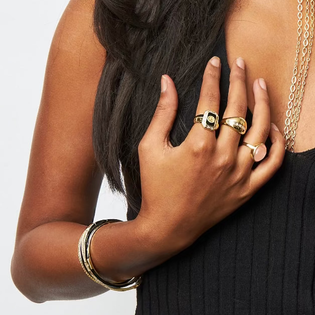 Rectangle Medallion Ring