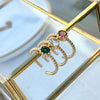 Beaded Solitaire Ring - thechristyfcollection