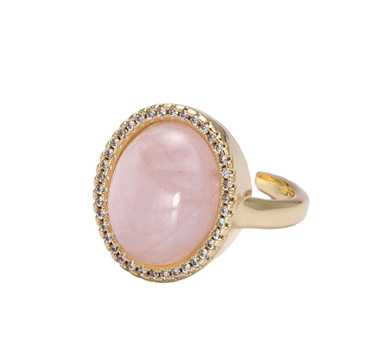 Rose Quartz Ring