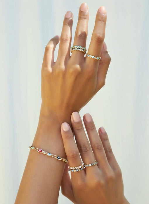 Evil Eye Ring - thechristyfcollection