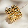 Chunky Wired Hoops - thechristyfcollection