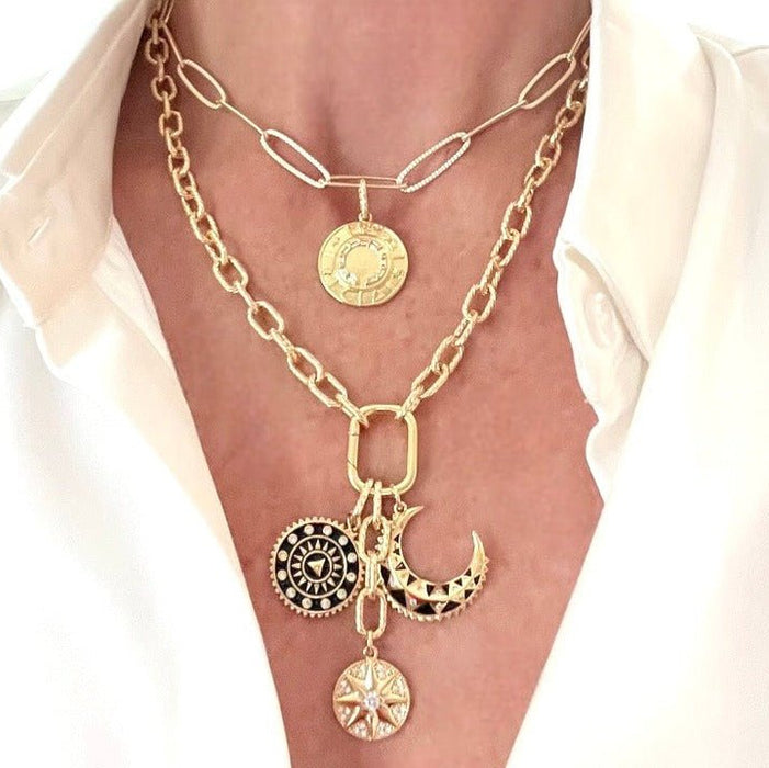Moon & Star Medallion - thechristyfcollection