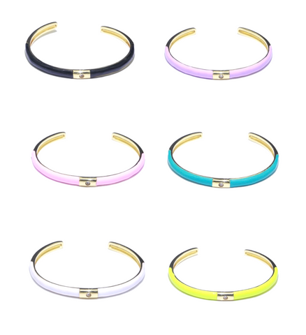 Color Pop Enamel Bracelet
