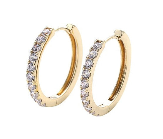 Crystal Hoops