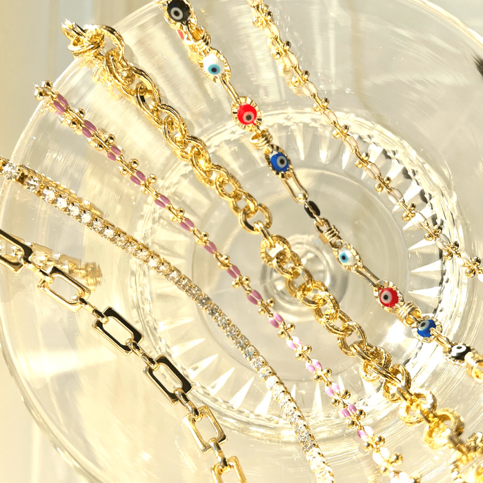 Evil Eye Anklet - thechristyfcollection