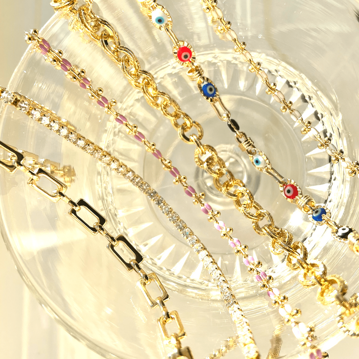 Lavender Forever Anklet - thechristyfcollection