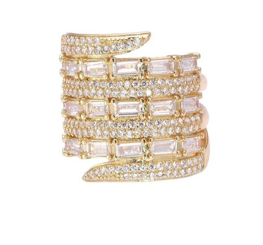 Triple Baguette Ring