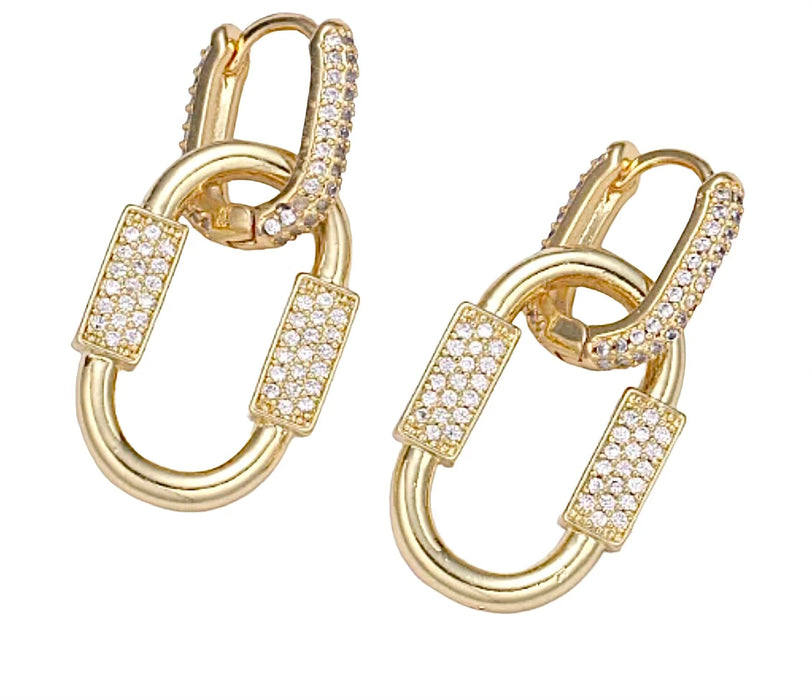 Interlocking Carabiner Hoops