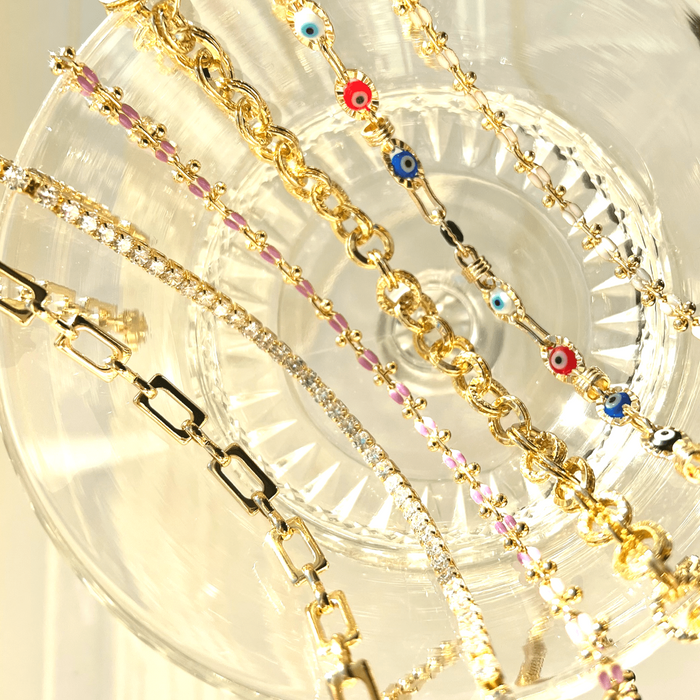 Diamond Tennis Anklet - thechristyfcollection