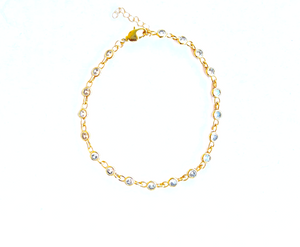Dotted Diamond Anklet